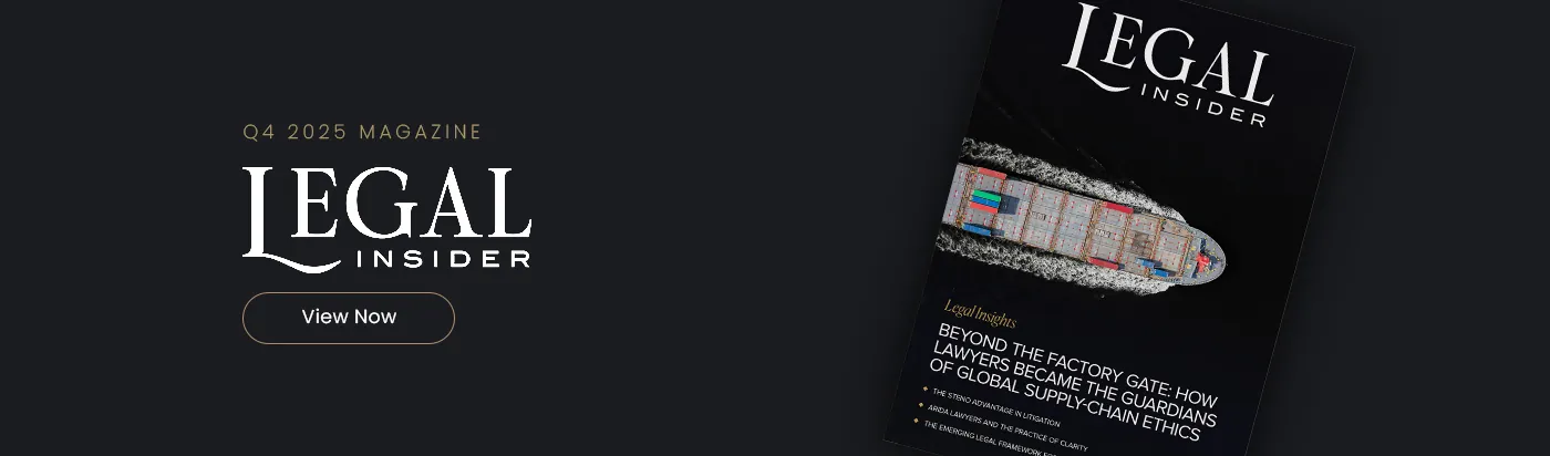 Legal Insider Magazine - Quarterly Edition Banner